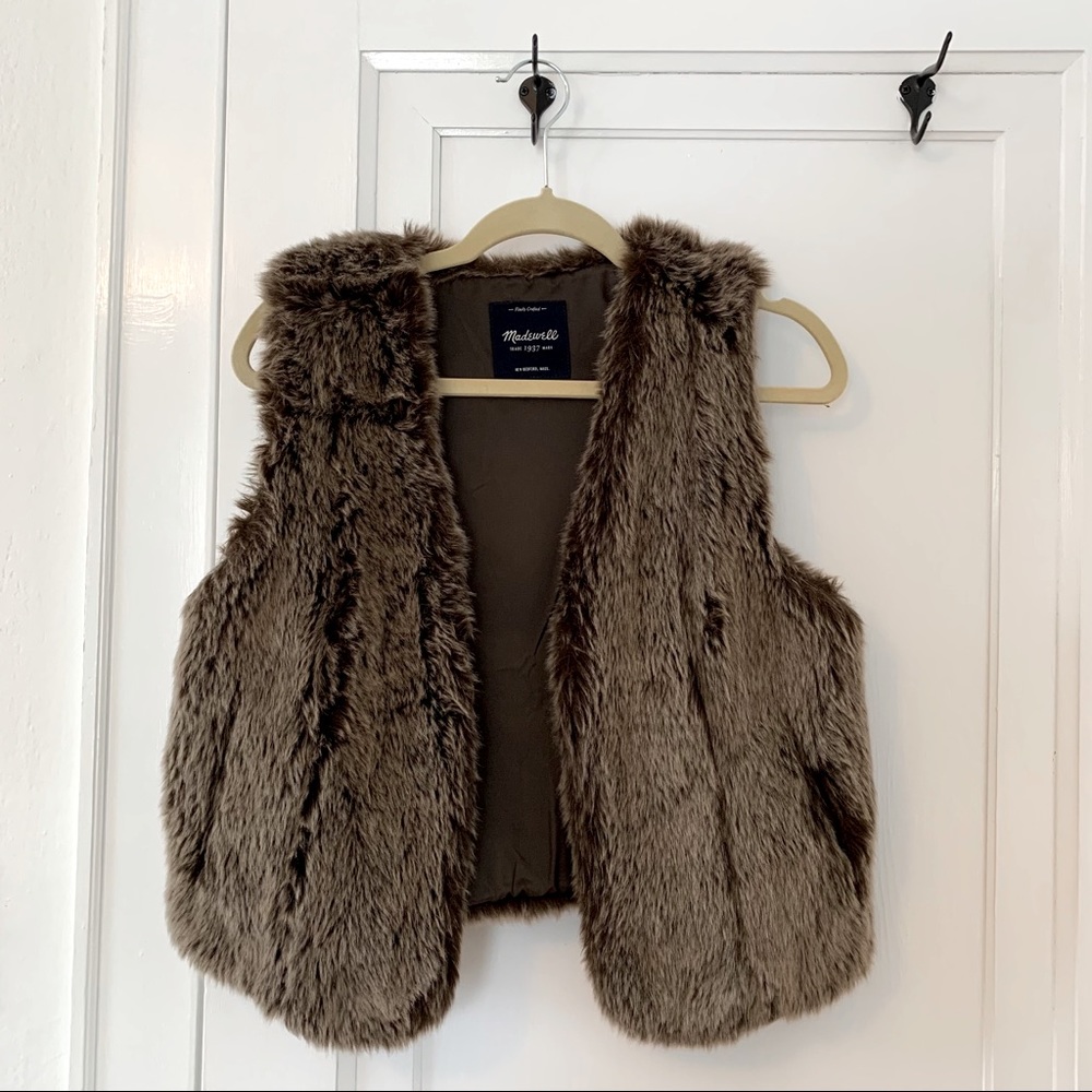 Madewell Faux Fur Vest
